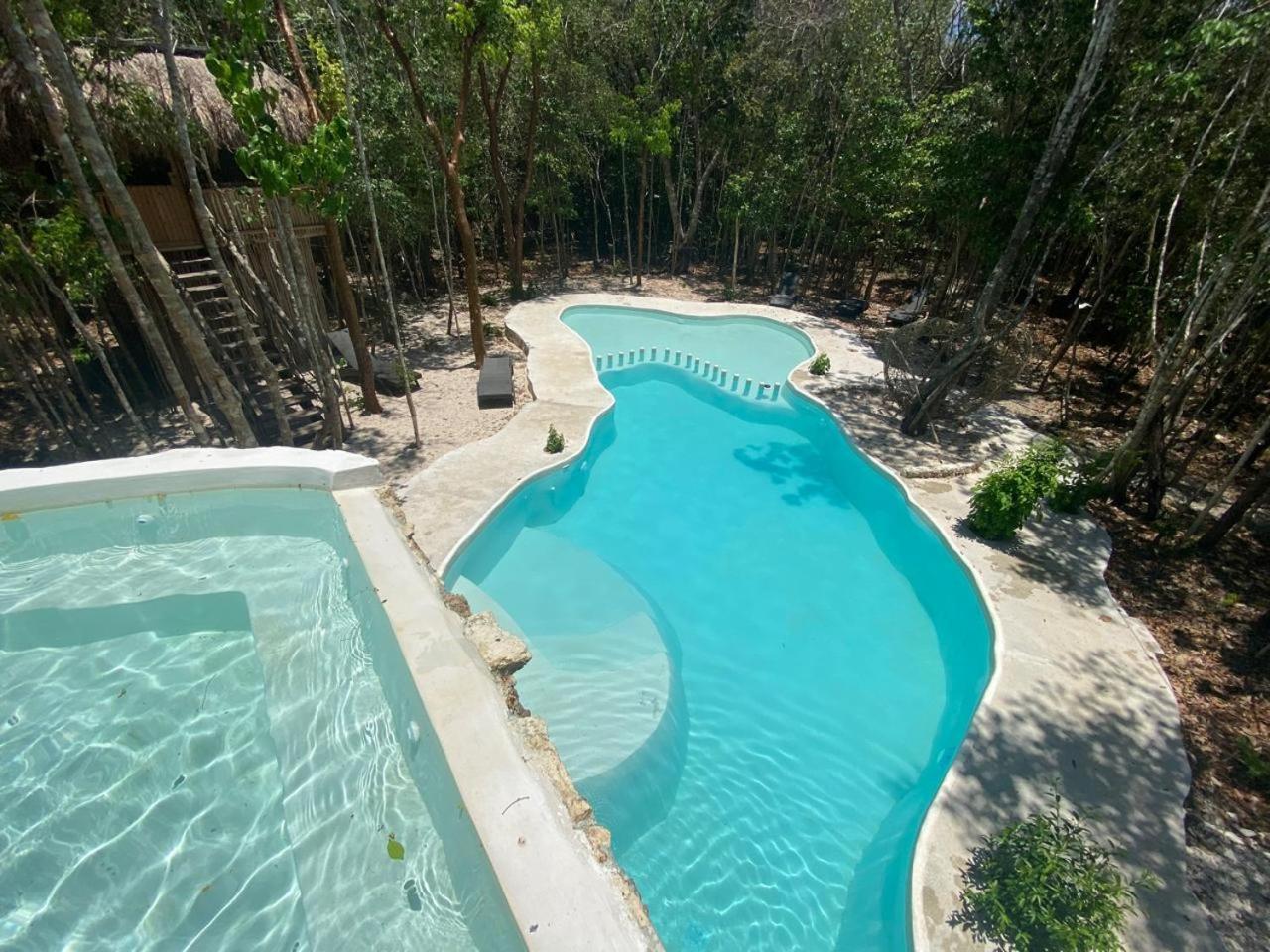Aldea Maya-Ha Cabanas Con Cenotes Puerto Morelos Εξωτερικό φωτογραφία